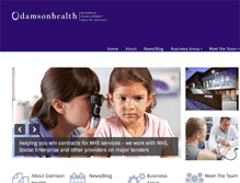 Tablet Screenshot of damsonhealth.com